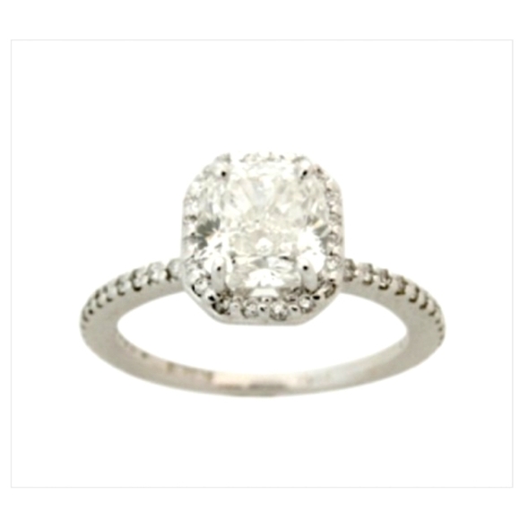 18K Cushion Cut Diamond Very Lovely - Picture 3 of 3